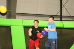 Trampoline dodgeball will turn best friends into enemies